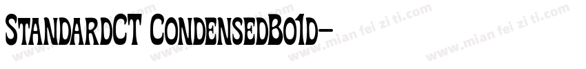 StandardCT CondensedBo1d字体转换